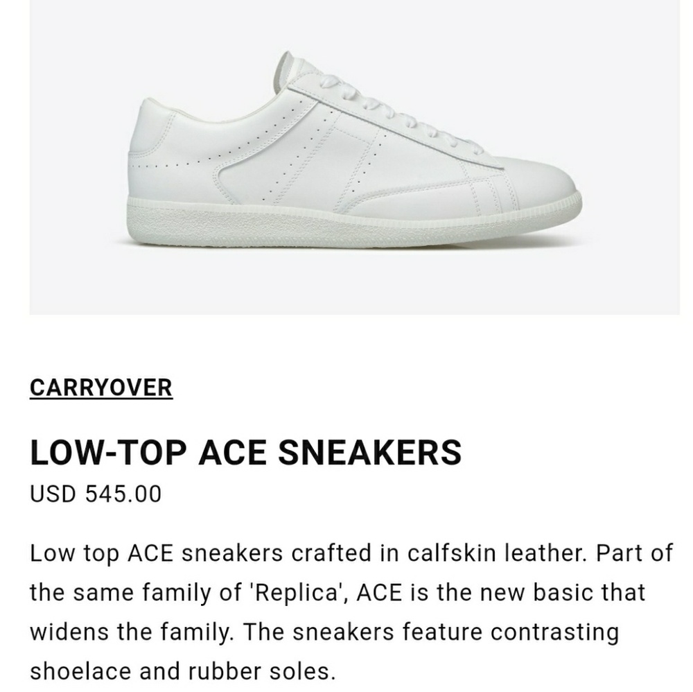 Maison Margiela White Sneaker - Picture 4 of 5